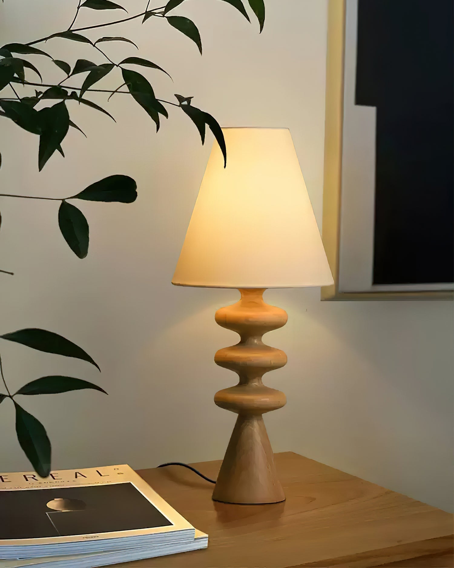 Kameron Modern Wood Table Lamp - Letslighting