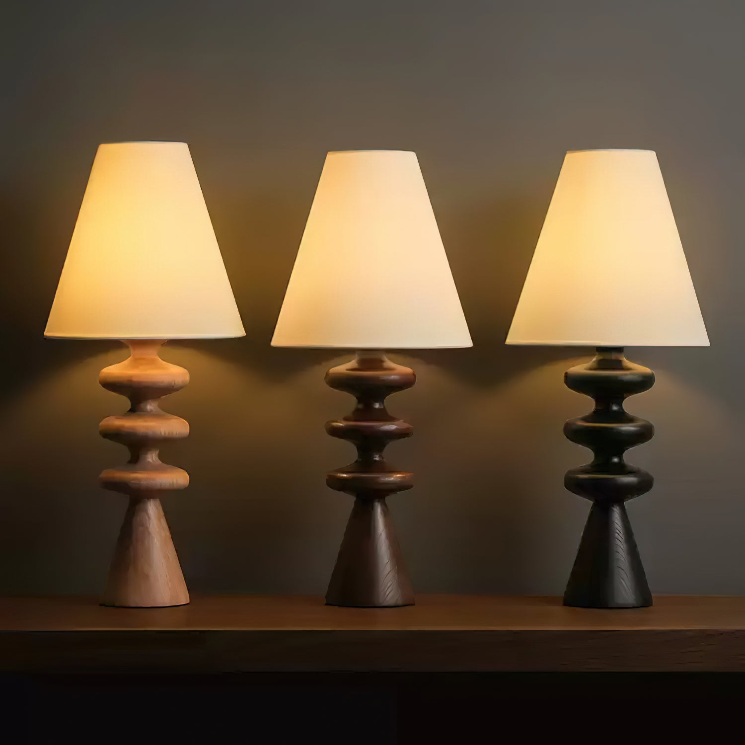 Kameron Modern Wood Table Lamp - Letslighting