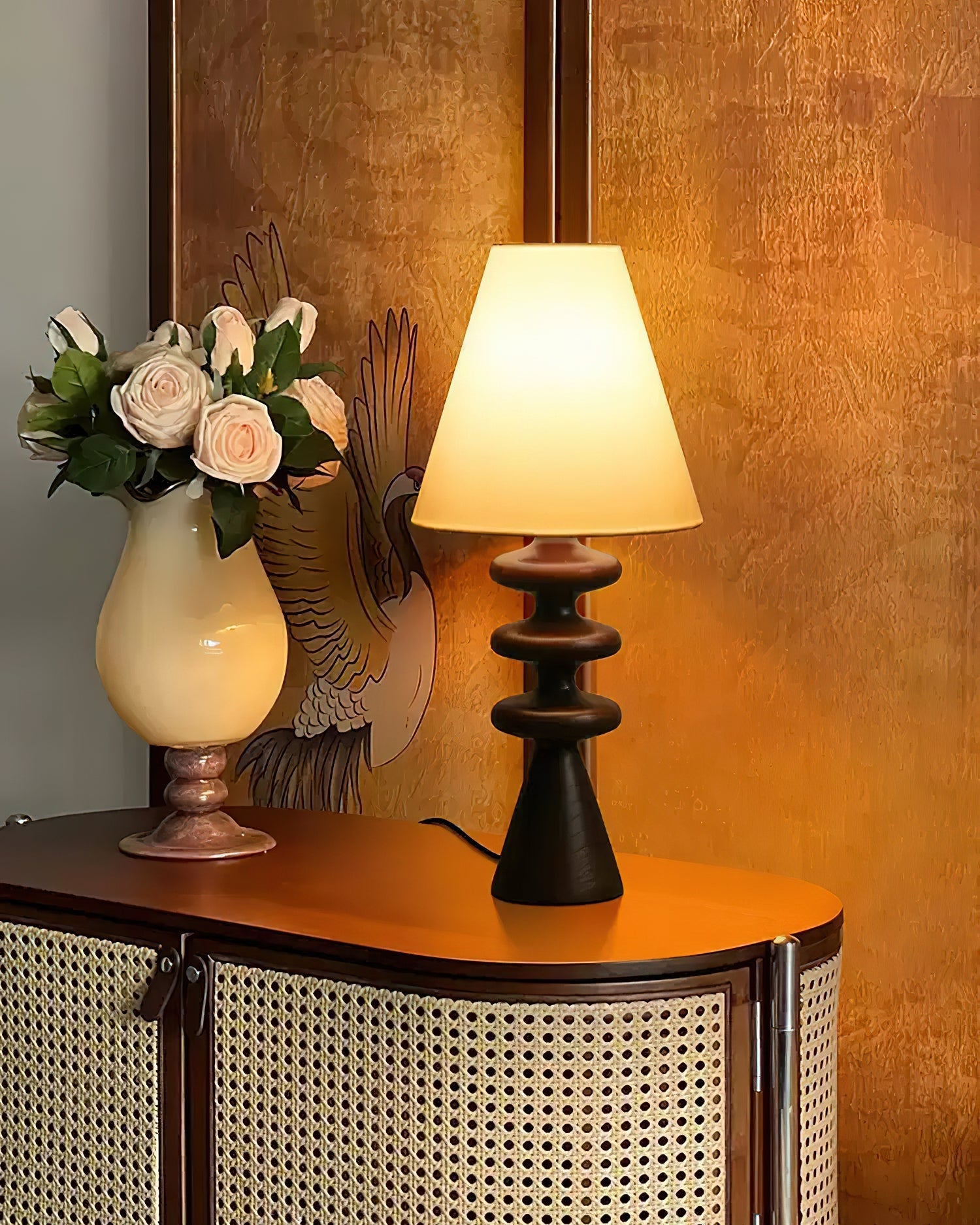 Kameron Modern Wood Table Lamp - Letslighting