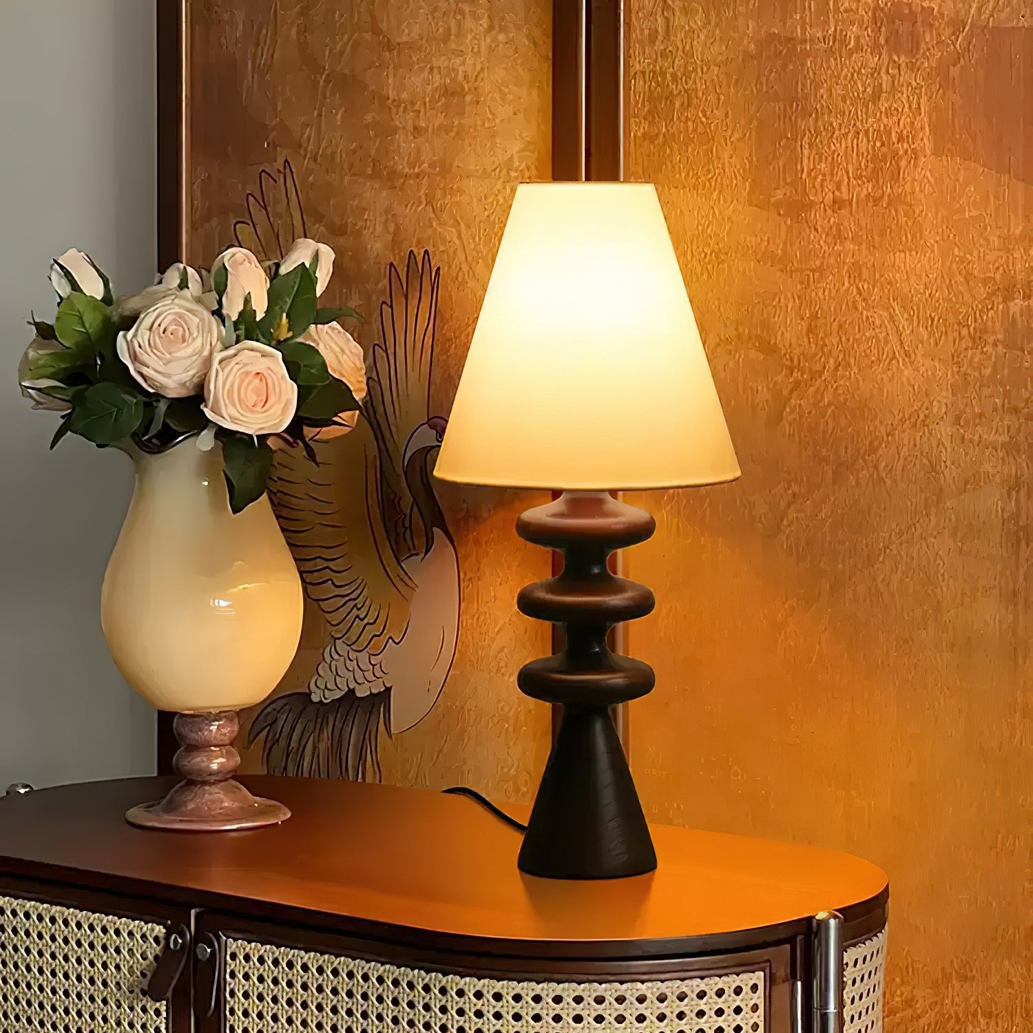 Kameron Modern Wood Table Lamp - Letslighting