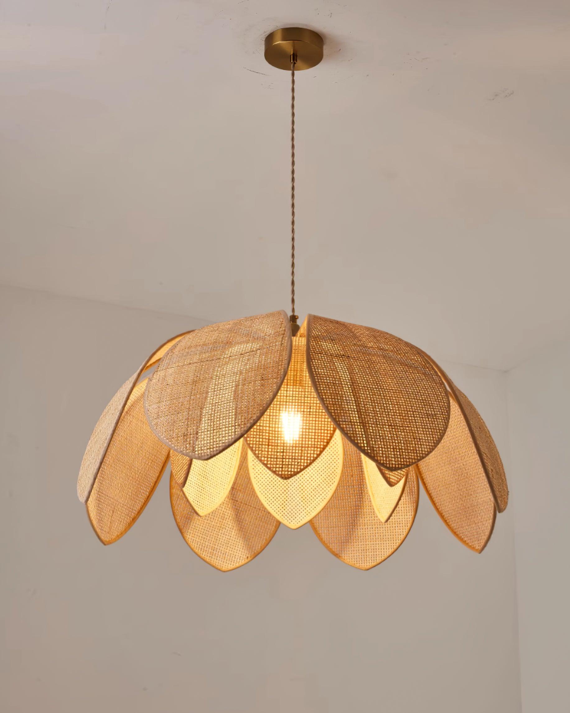 Fionel Rattan Pendant Lamp - Letslighting