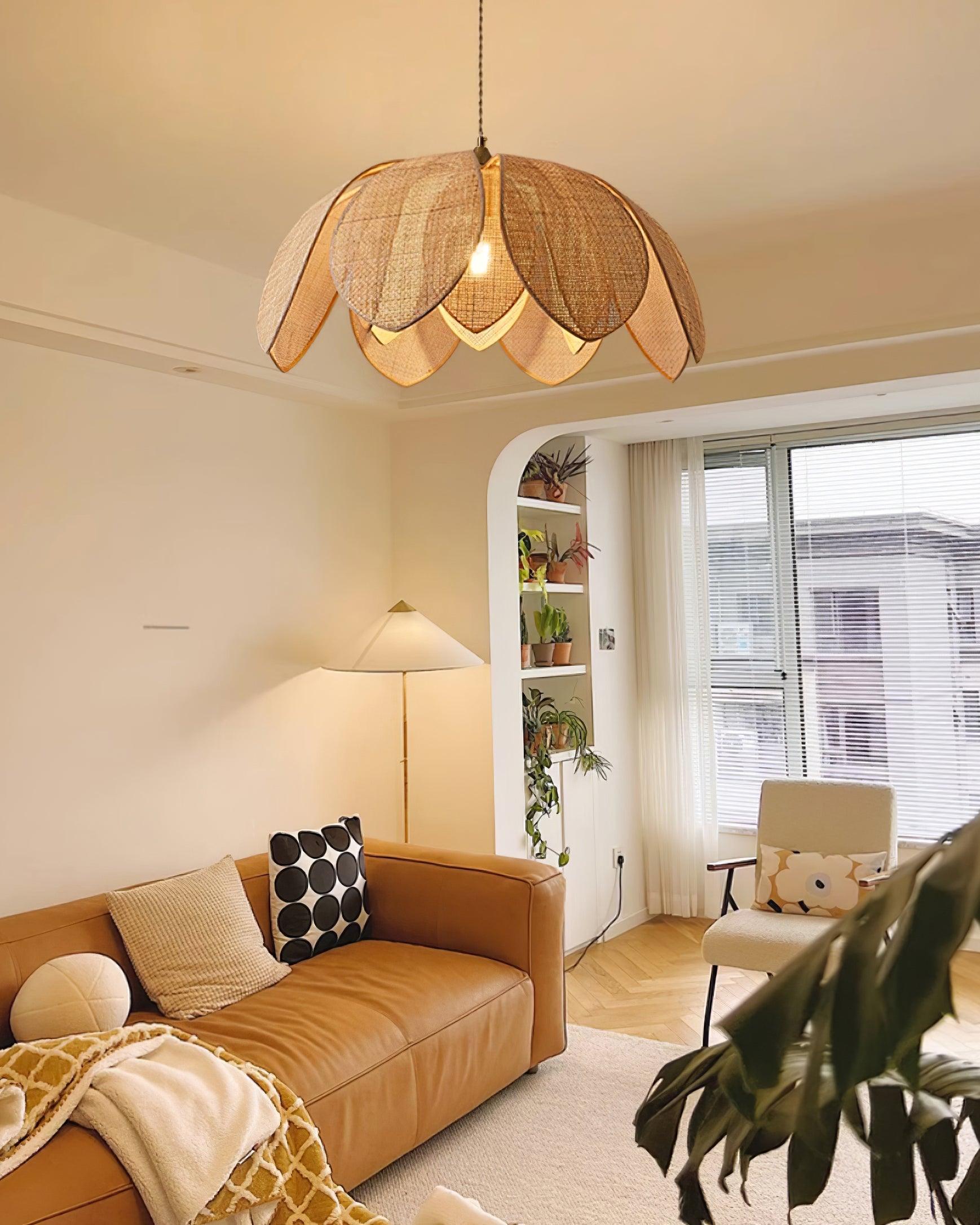 Fionel Rattan Pendant Lamp - Letslighting