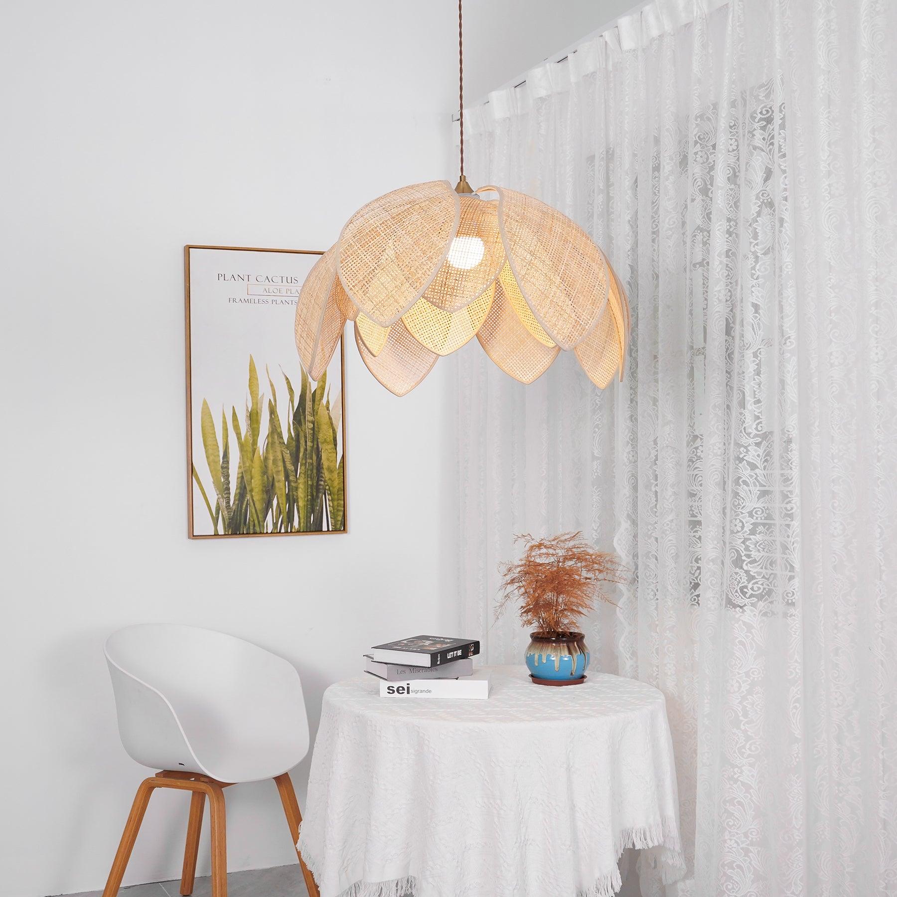Fionel Rattan Pendant Lamp - Letslighting