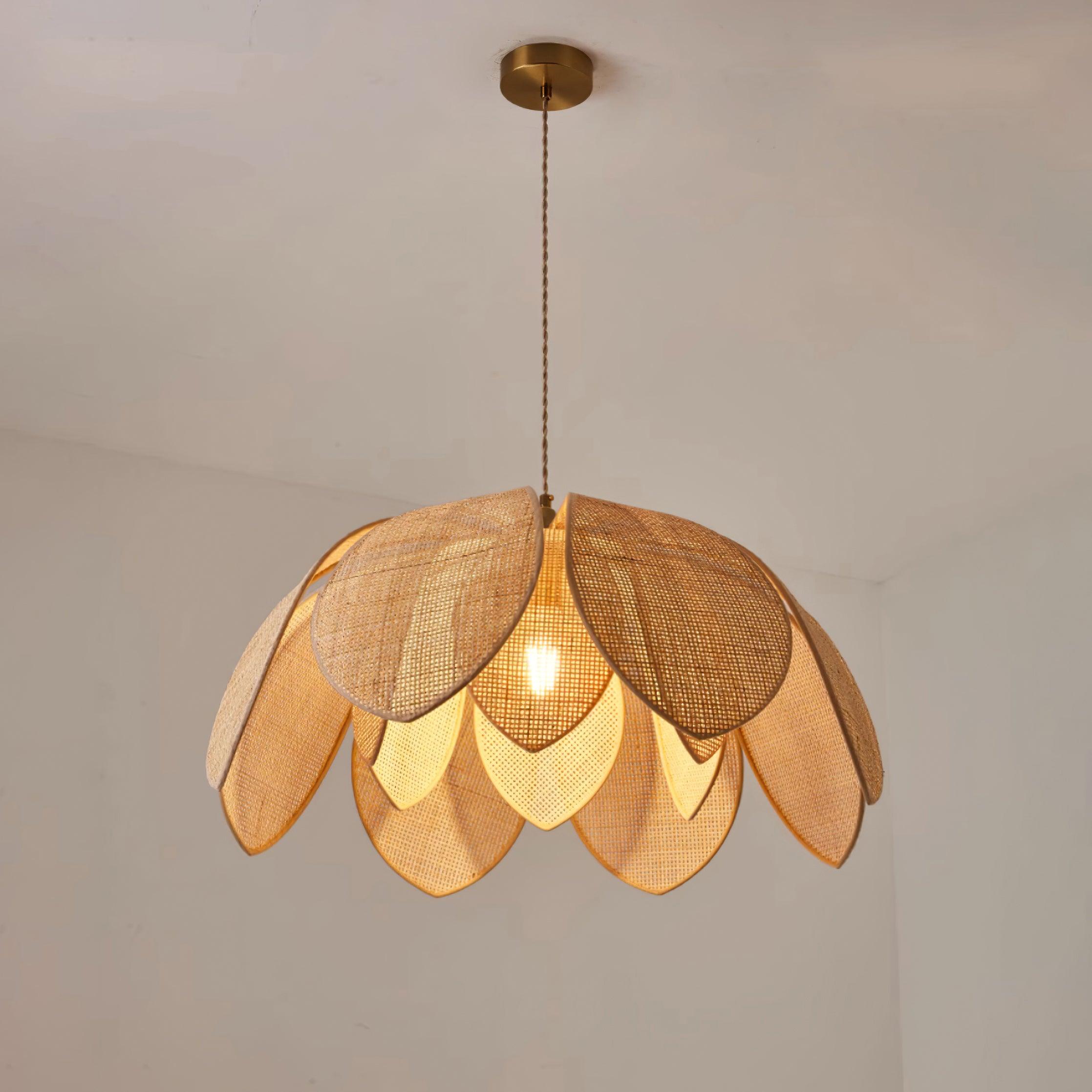 Fionel Rattan Pendant Lamp - Letslighting