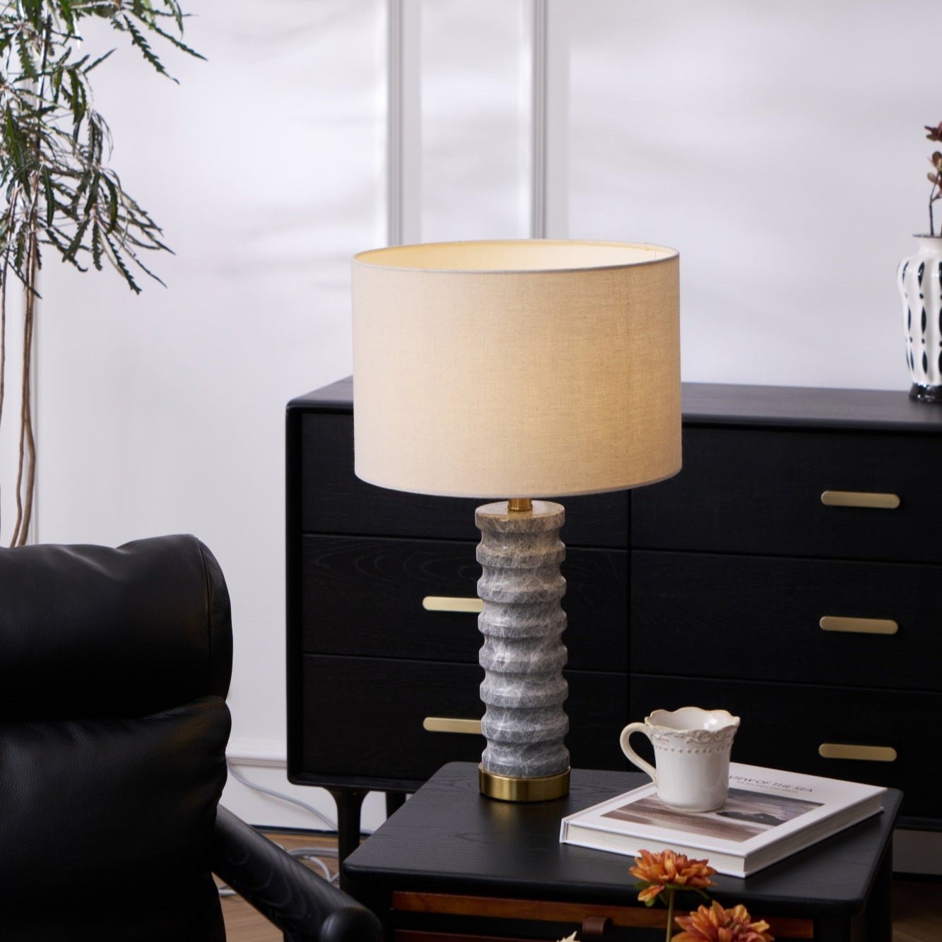 Rivara Stone Table Lamp - Blowlighting