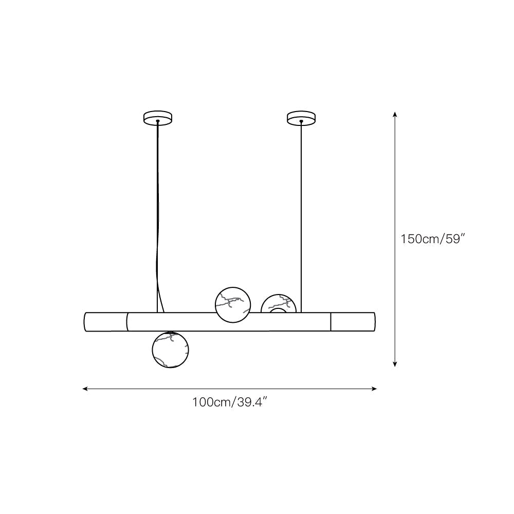 Avaros Modern Minimalist Alabaster Pendant Light - Letslighting