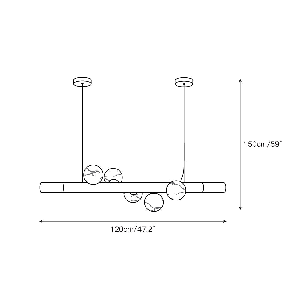 Avaros Modern Minimalist Alabaster Pendant Light - Letslighting