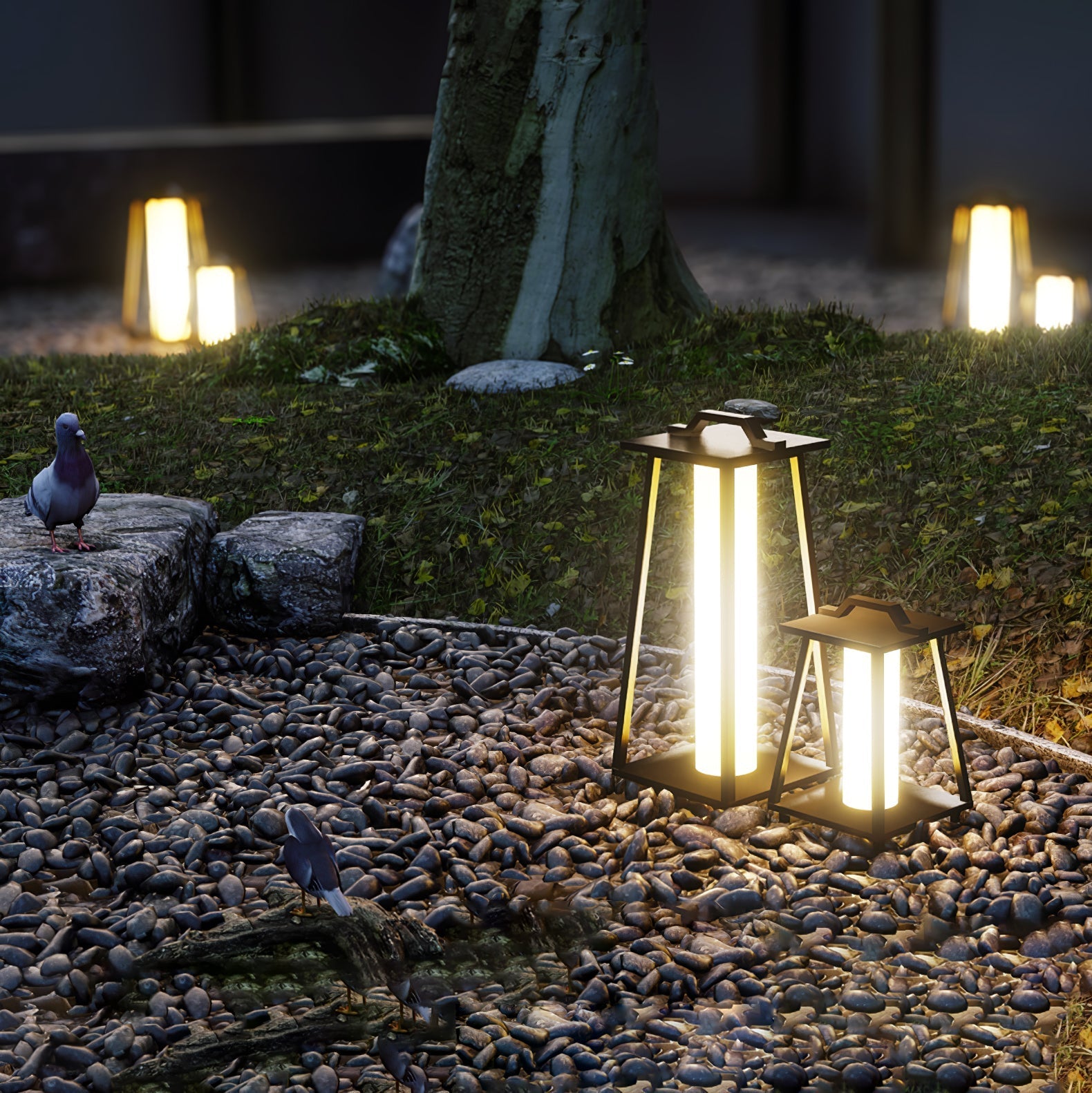 Ray Trapezoid-shaped Portable Outdoor Light - Letslighting