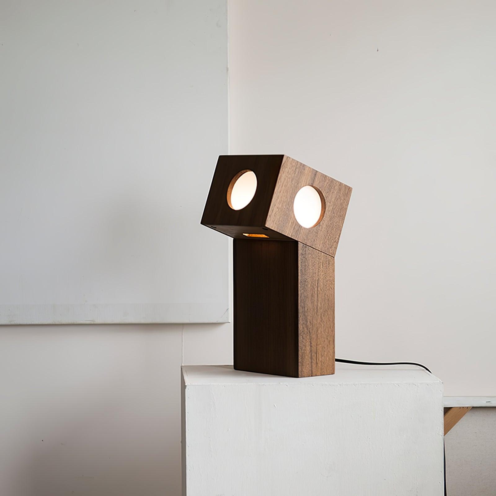 Geo Modern Wood Table Lamp - Letslighting