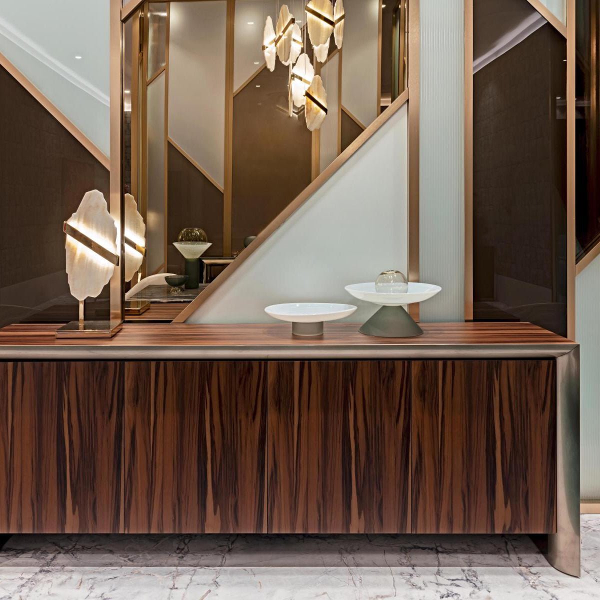 Ollorus Irregular Alabaster Chandelier - Letslighting