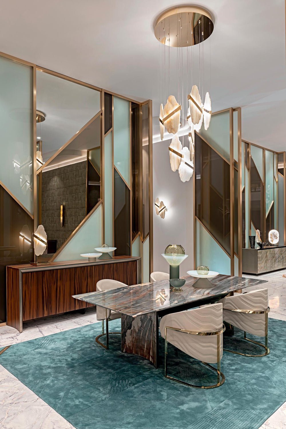 Ollorus Irregular Alabaster Chandelier - Letslighting