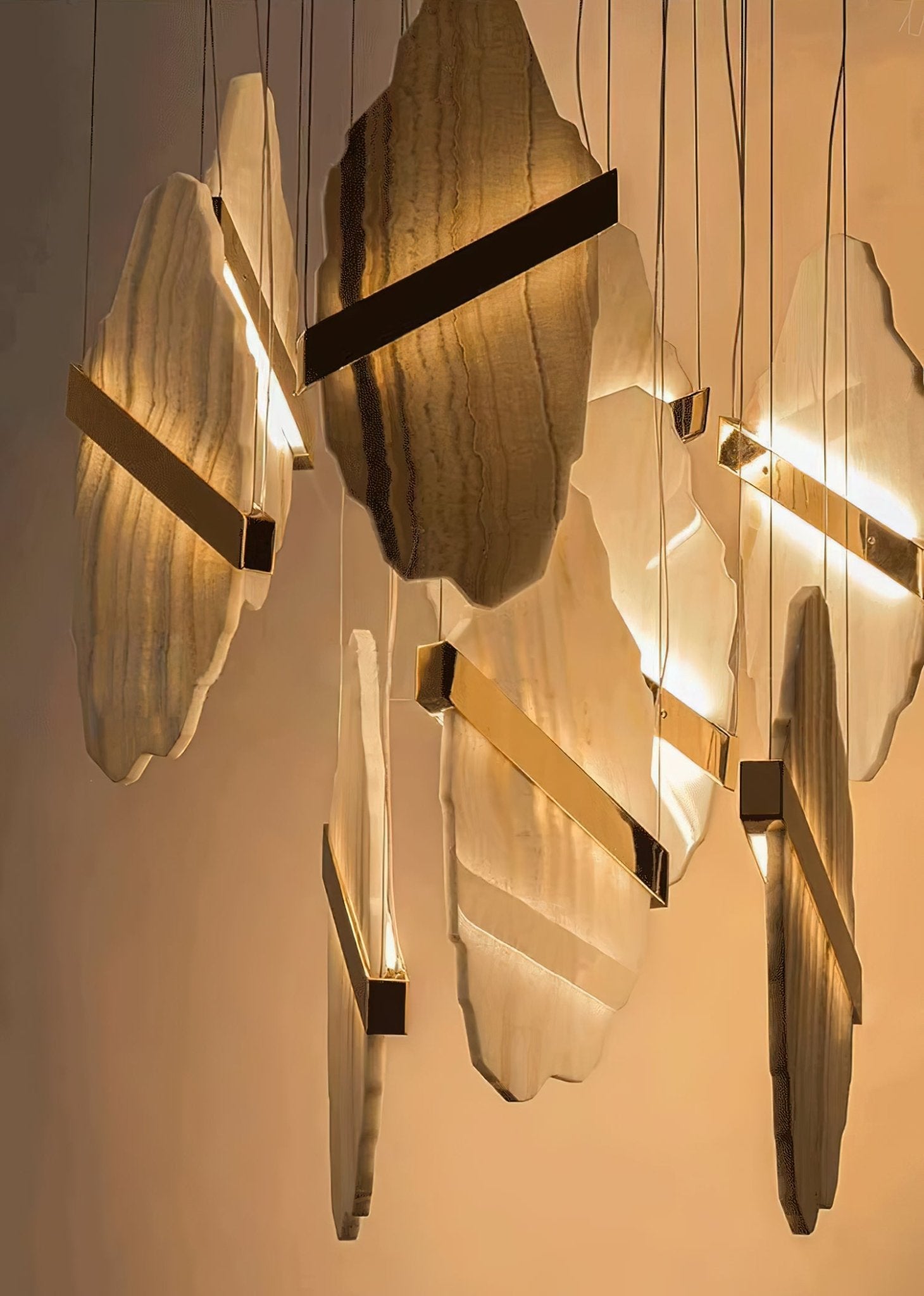 Ollorus Irregular Alabaster Chandelier - Letslighting
