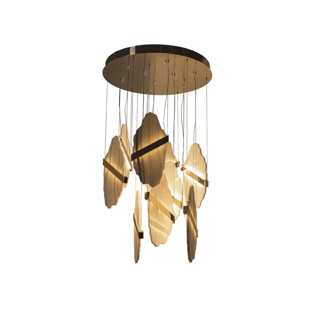 Ollorus Irregular Alabaster Chandelier - Letslighting