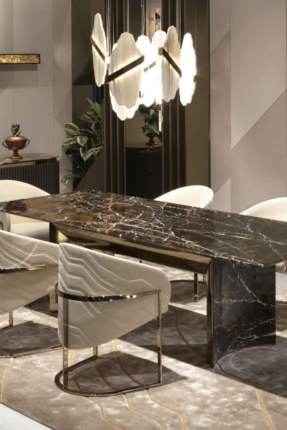 Ollorus Irregular Alabaster Chandelier - Letslighting