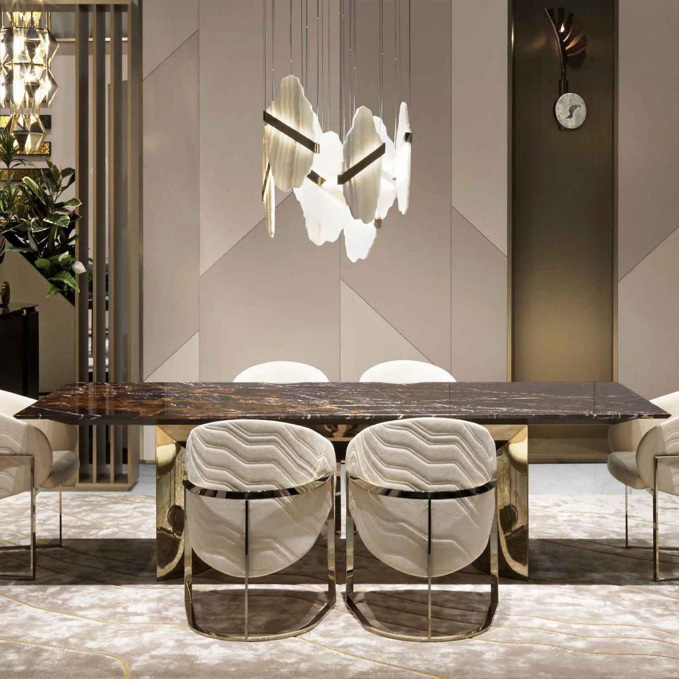 Ollorus Irregular Alabaster Chandelier - Letslighting