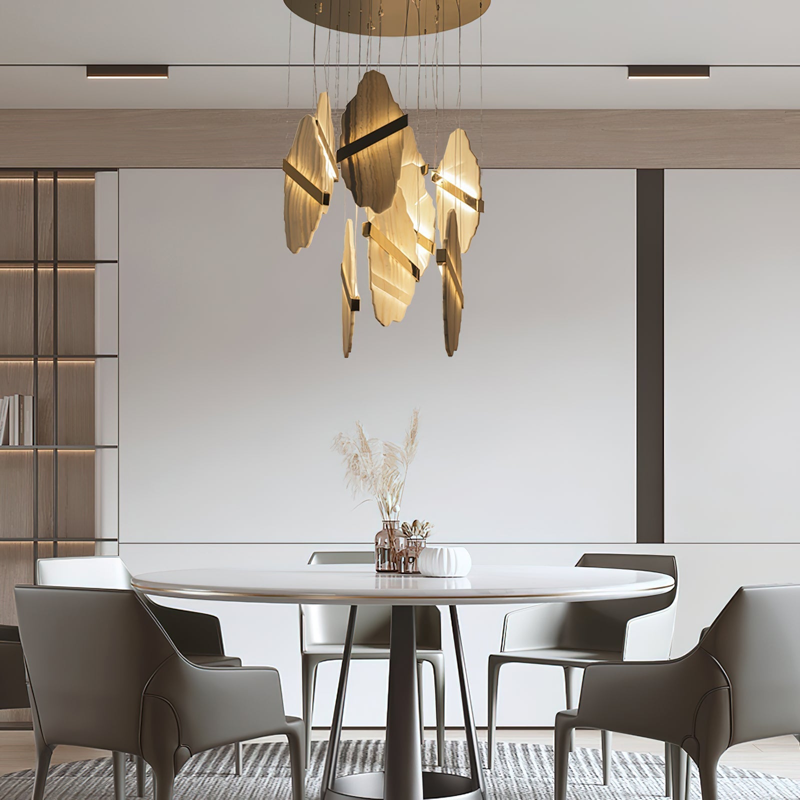 Ollorus Irregular Alabaster Chandelier - Letslighting