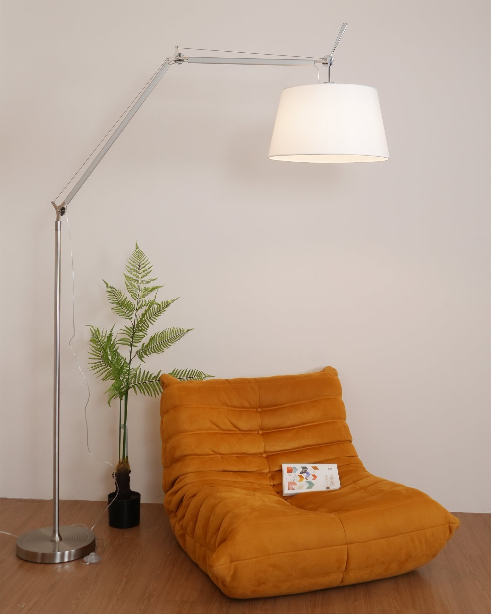 Ciroce Fabric Industrial Floor Lamp - Letslighting