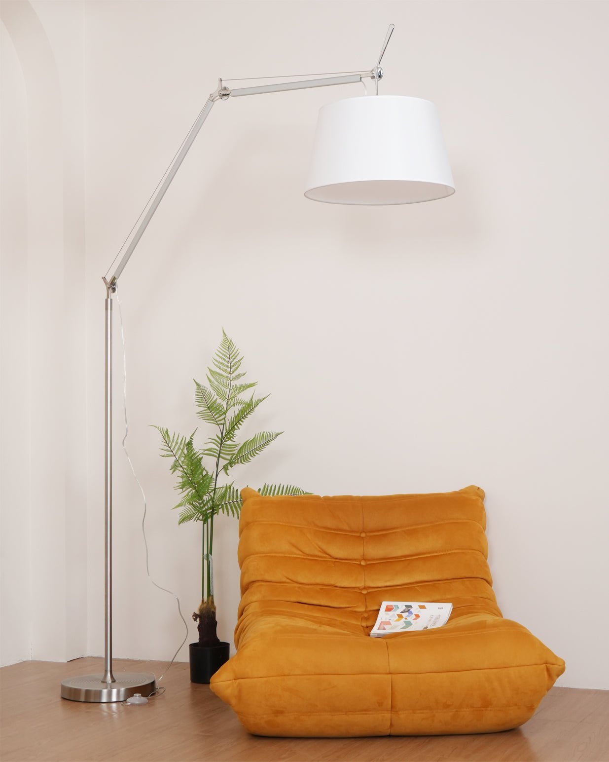 Ciroce Fabric Industrial Floor Lamp - Letslighting