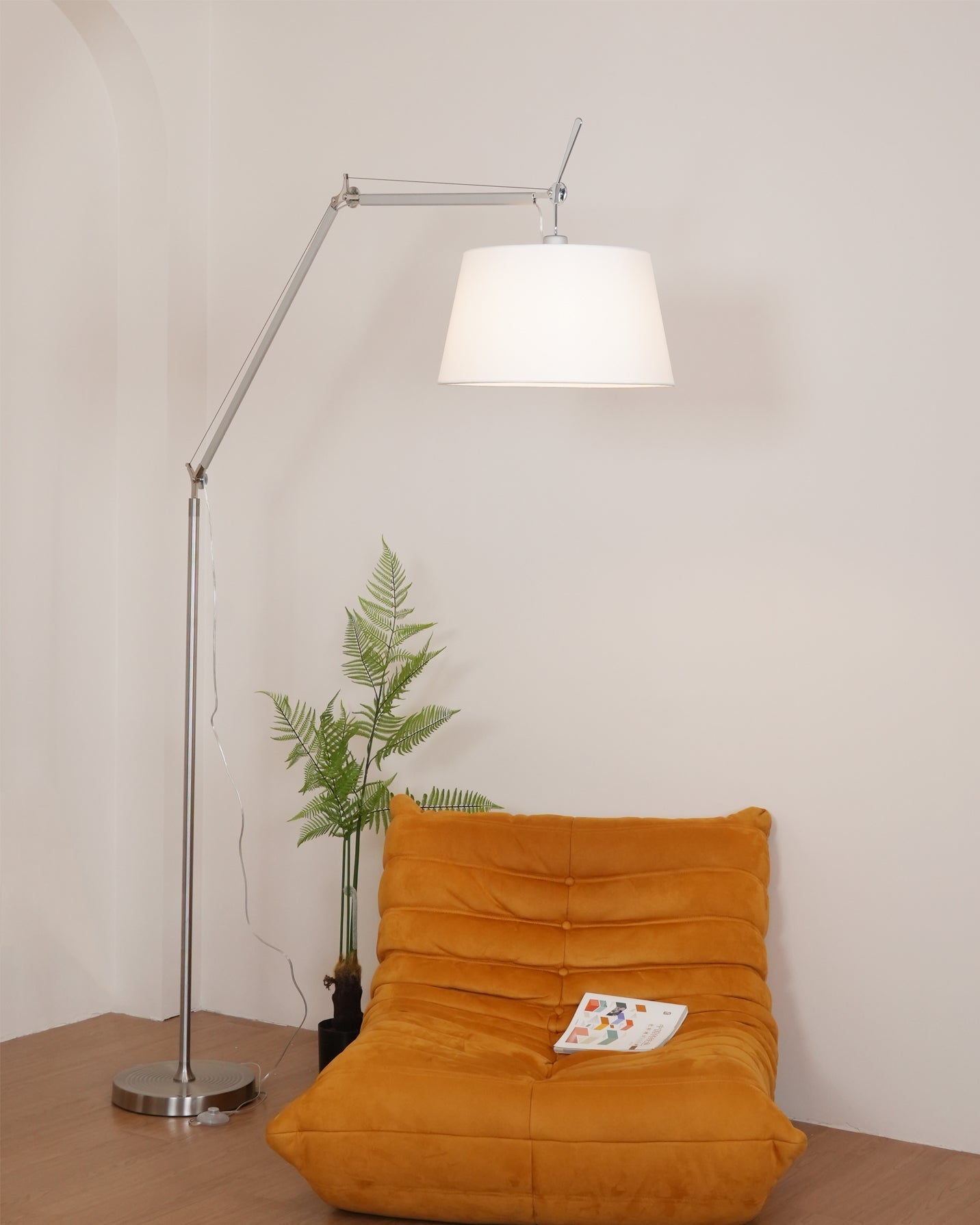 Ciroce Fabric Industrial Floor Lamp - Letslighting