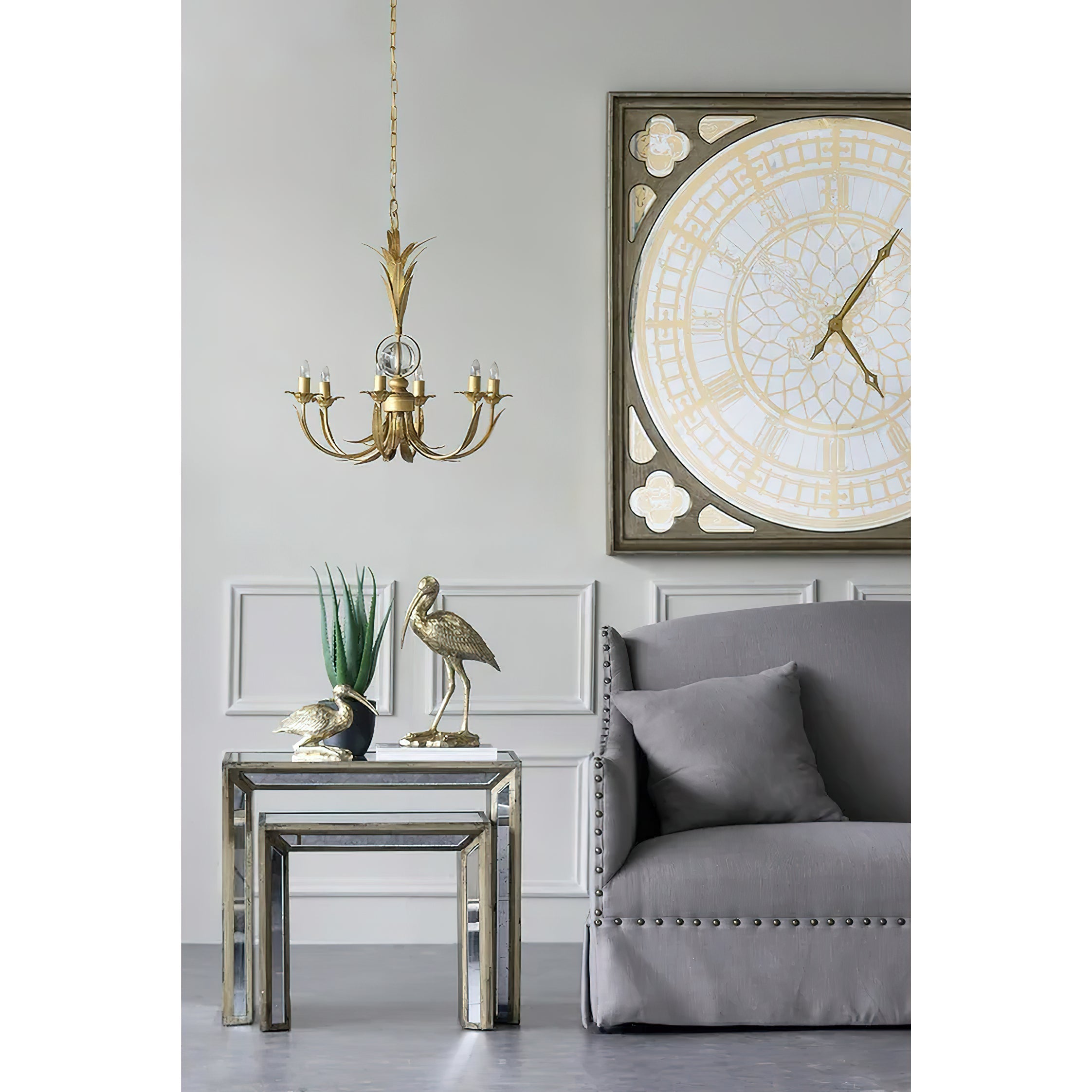 Zamarir Vintage Industrial 6-Light Chandelier - Letslighting