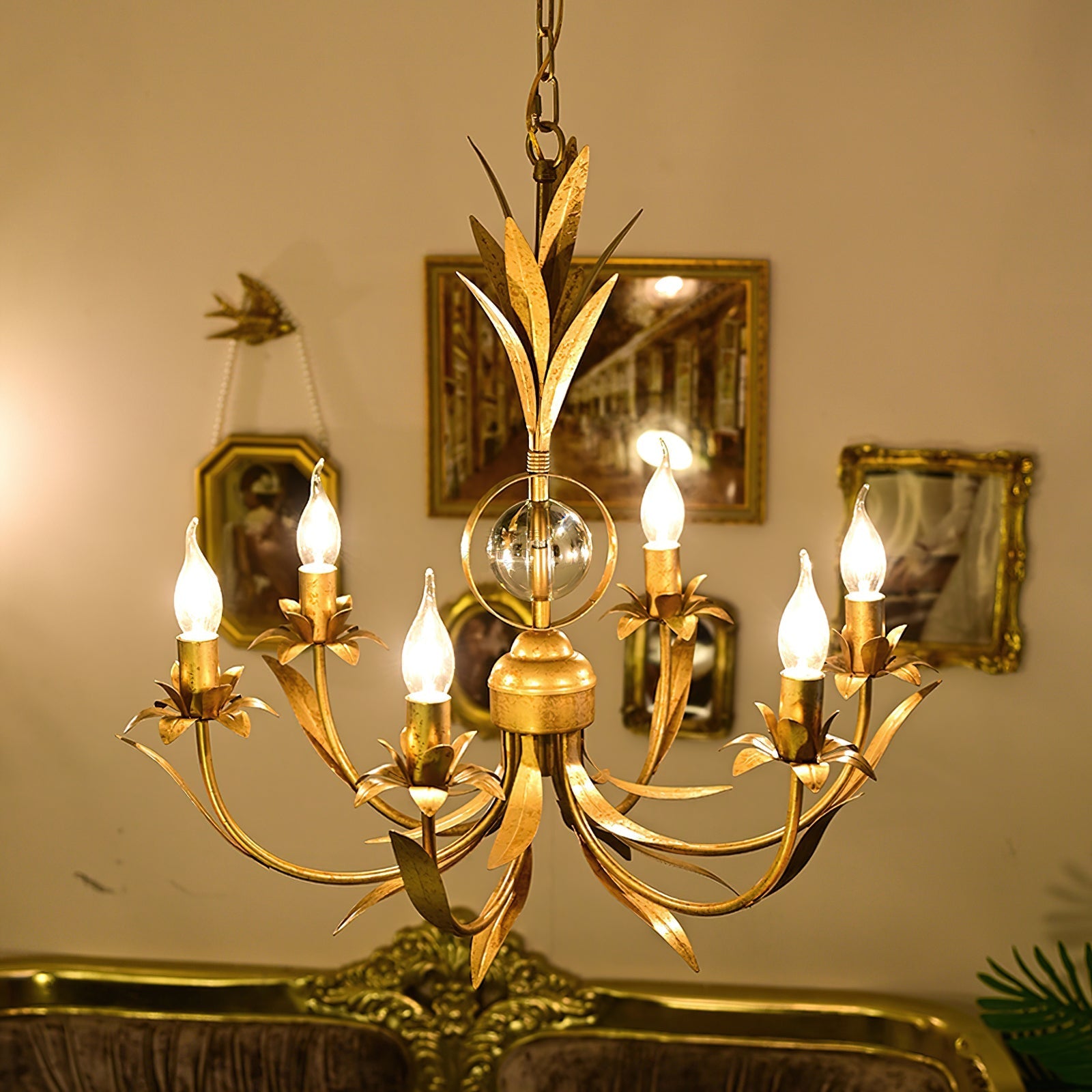 Zamarir Vintage Industrial 6-Light Chandelier - Letslighting