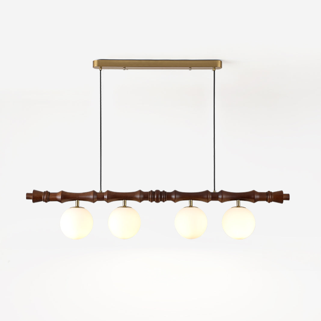 Bivio Wooden Pendant Light
