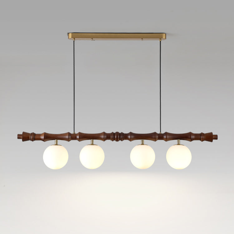 Bivio Wooden Pendant Light