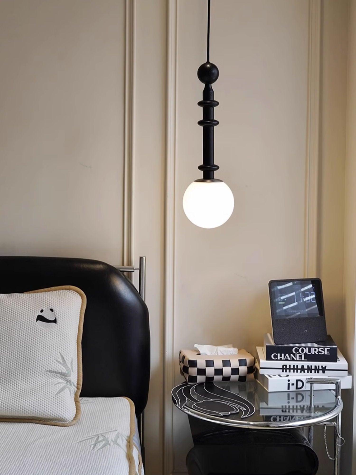 Vesera Wood Industrial Pendant Light - Letslighting
