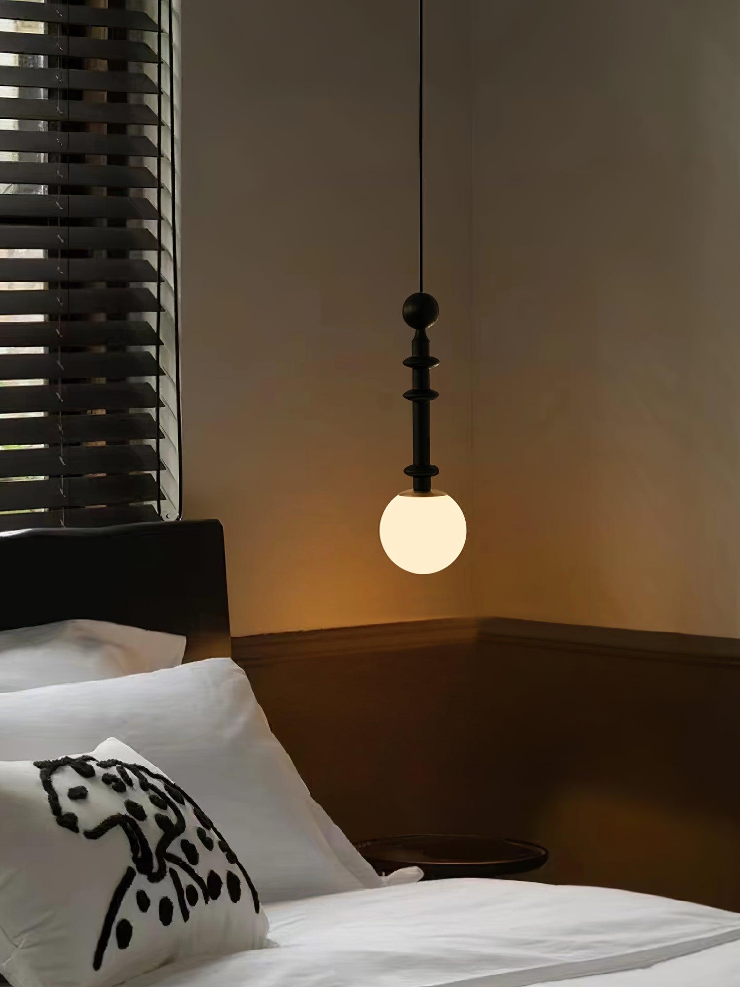 Vesera Wood Industrial Pendant Light - Letslighting