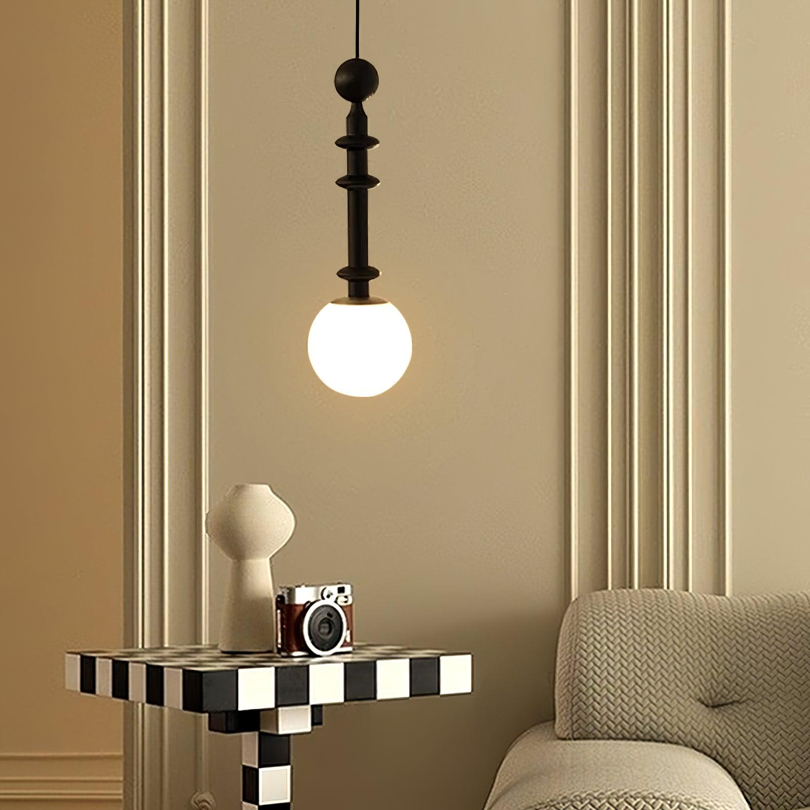 Vesera Wood Industrial Pendant Light - Letslighting