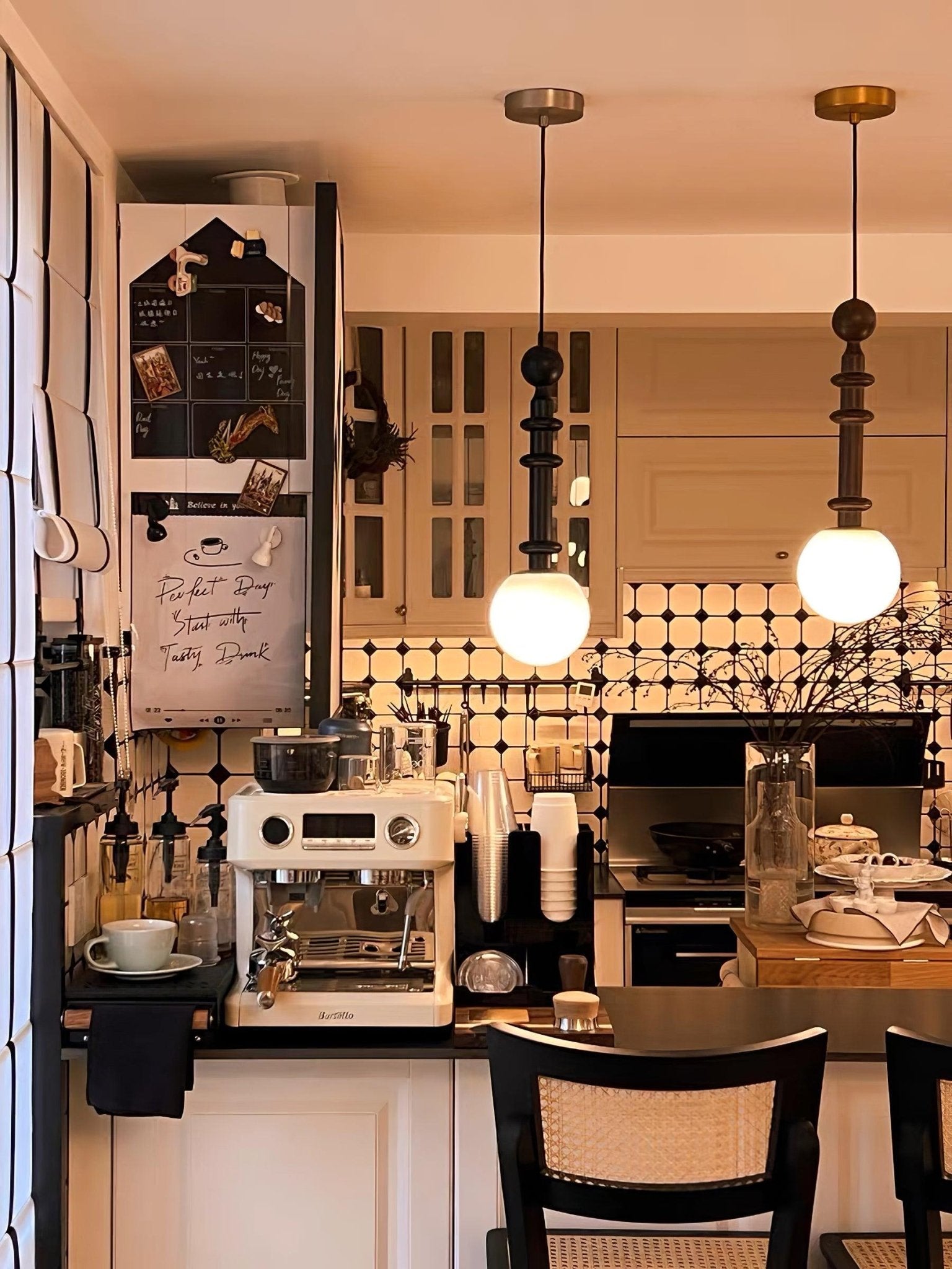 Vesera Wood Industrial Pendant Light - Letslighting