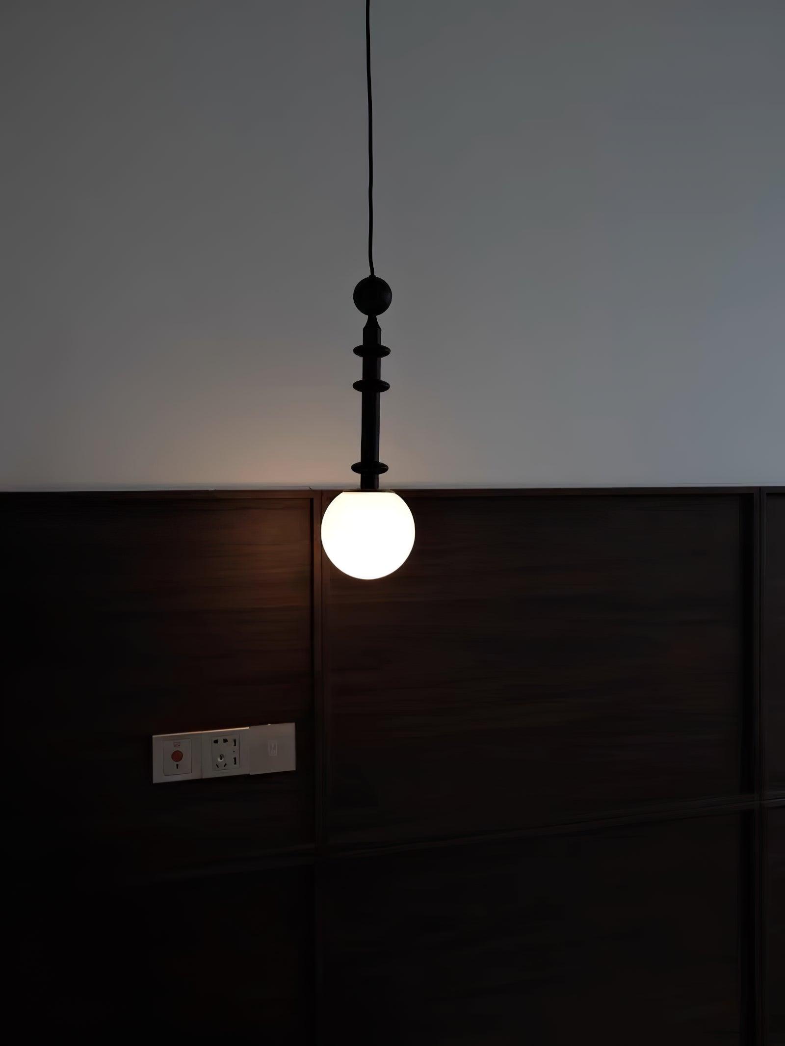Vesera Wood Industrial Pendant Light - Letslighting