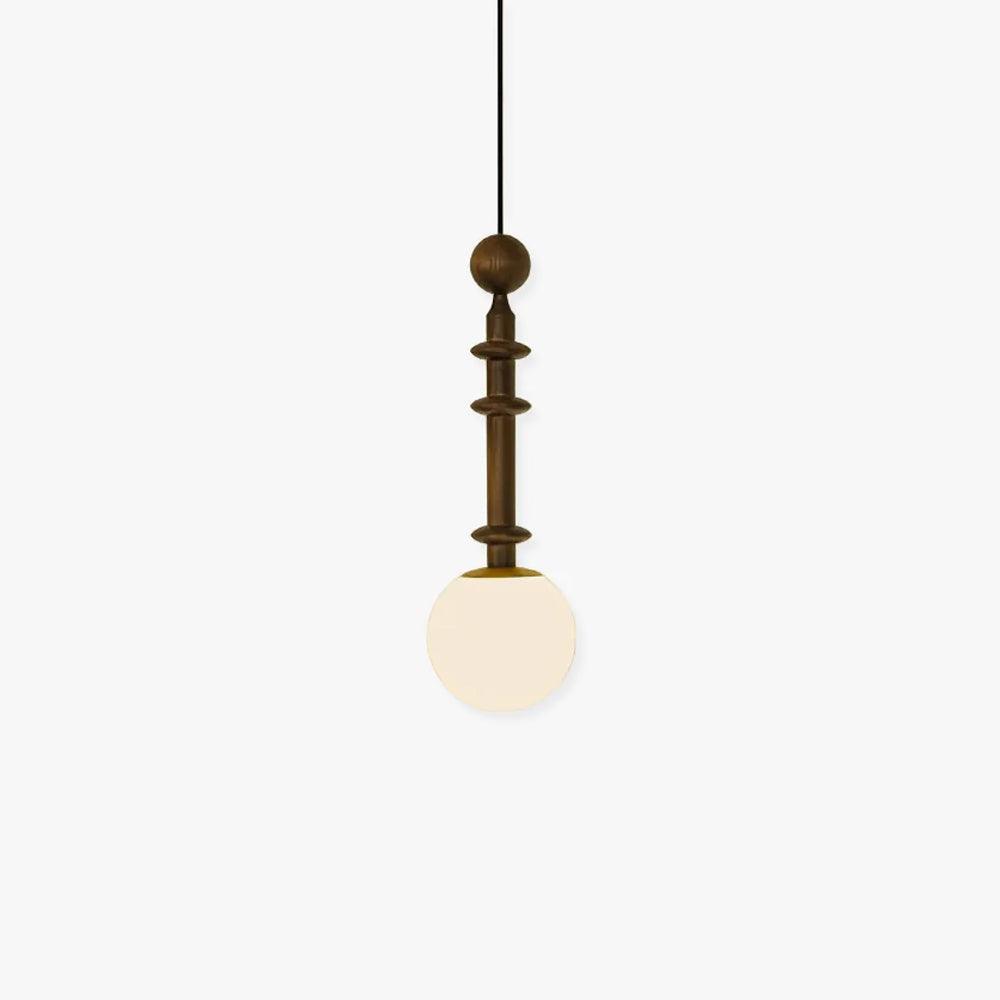Vesera Wood Industrial Pendant Light - Letslighting