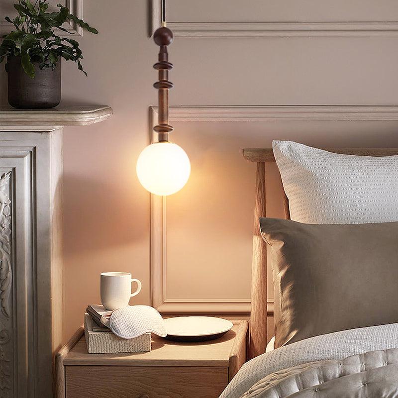 Vesera Wood Industrial Pendant Light - Letslighting