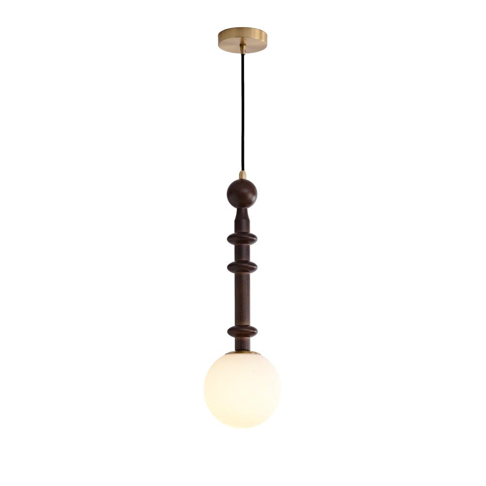 Vesera Wood Industrial Pendant Light - Letslighting