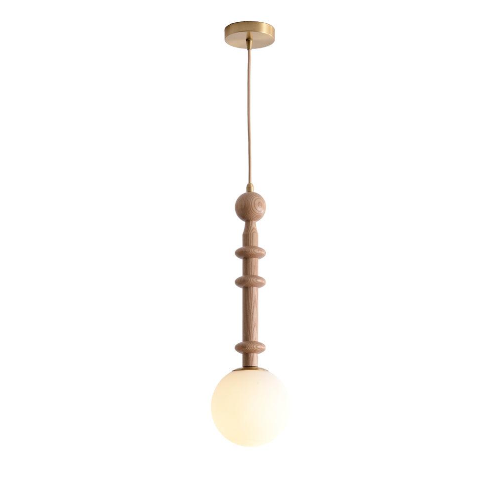 Vesera Wood Industrial Pendant Light - Letslighting