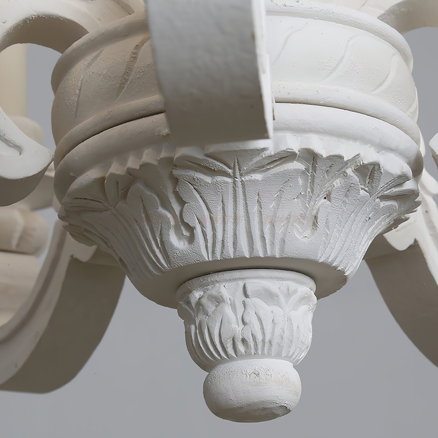 Olrinila Roman Pillar Hand-carved Wood Chandelier - Letslighting