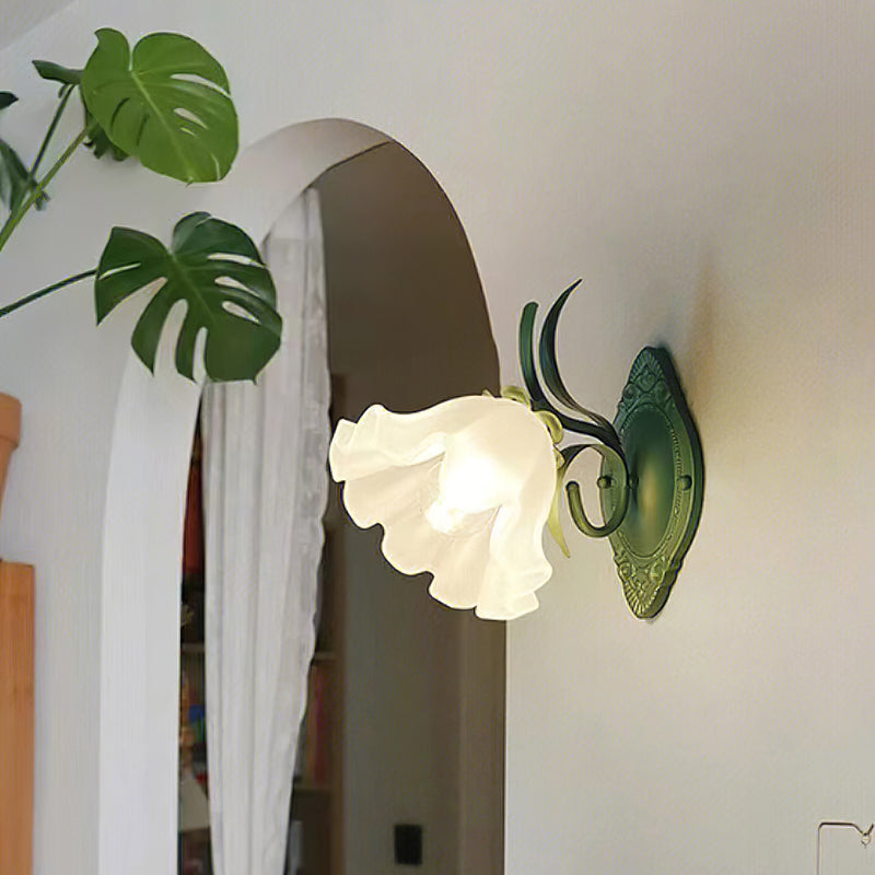Arisha Flower Metal Acrylic Indoor Wall Lamp Bedroom Living Room