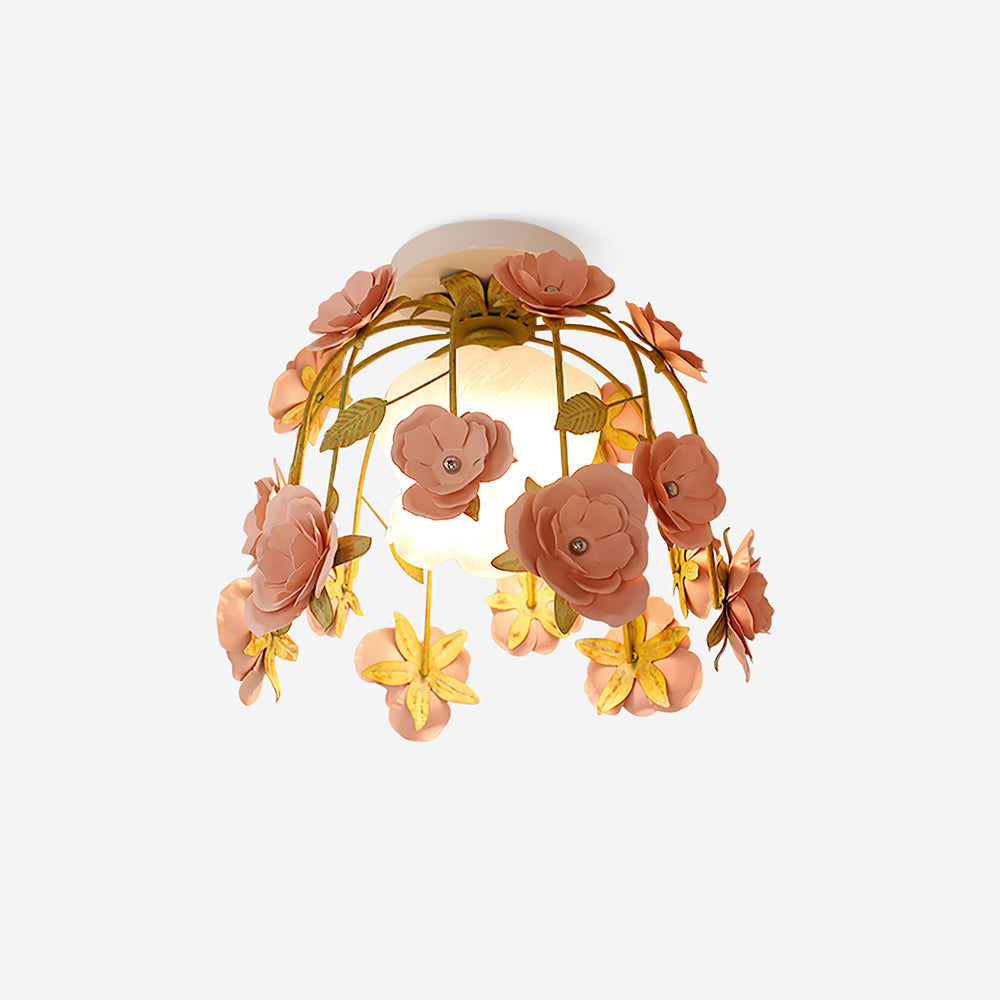 Ceiling Light Canopy Floral Blossom Romantic Ambience - Letslighting