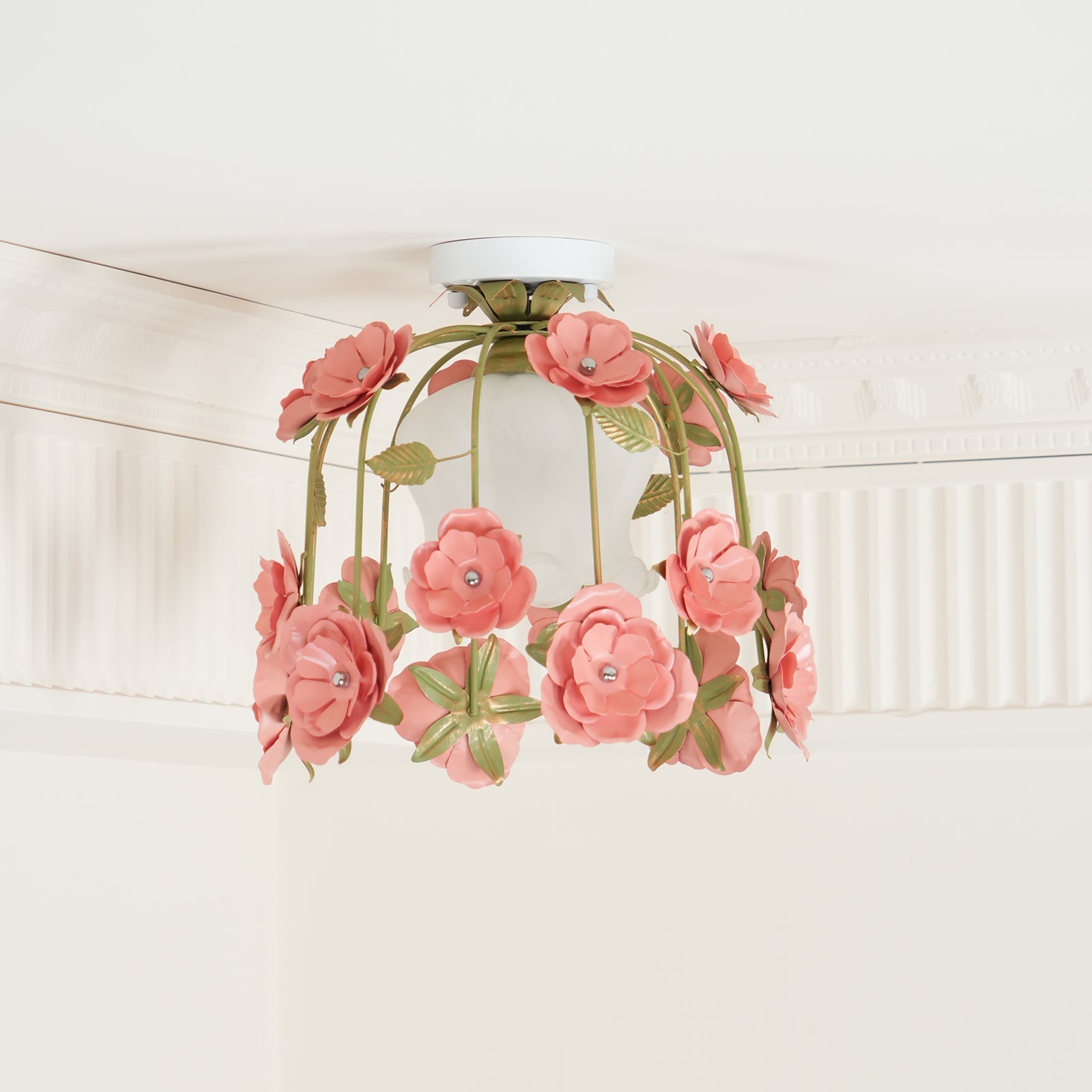Ceiling Light Canopy Floral Blossom Romantic Ambience - Letslighting