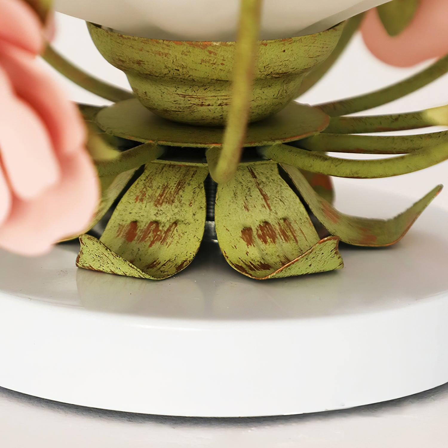 Ceiling Light Canopy Floral Blossom Romantic Ambience - Letslighting