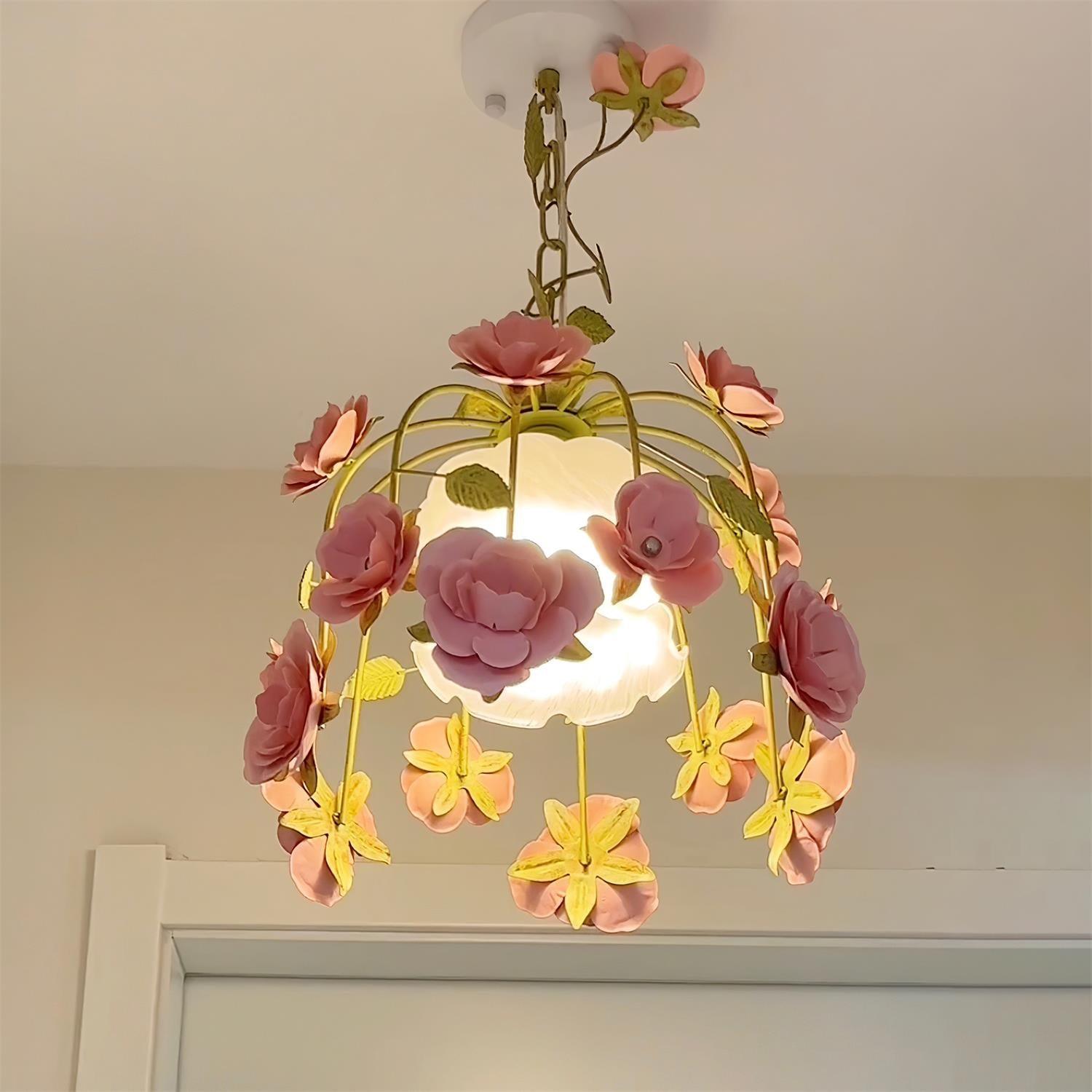 Bellova Floral Chandelier - Letslighting