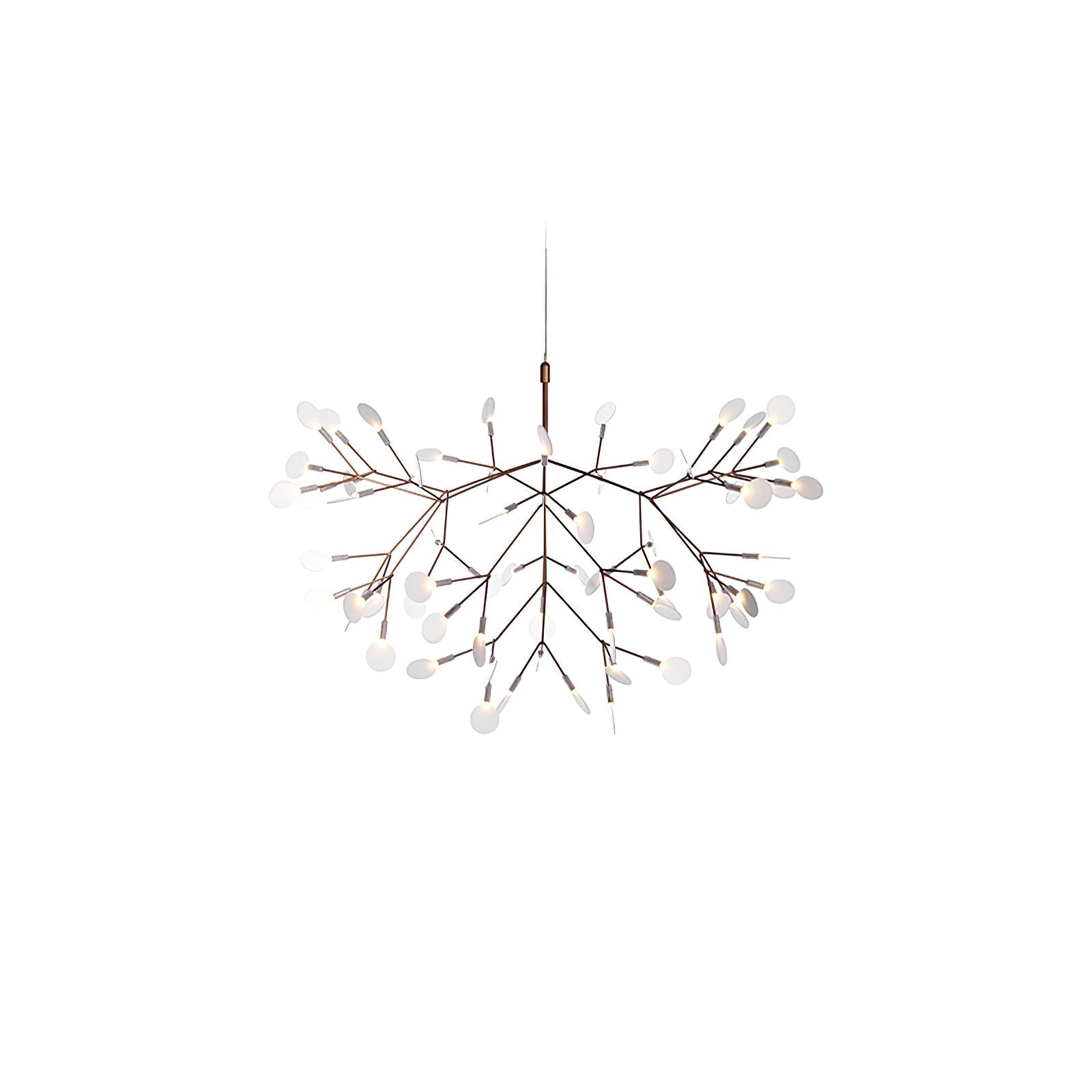 Lustra Chandelier Rose Gold Firefly LED Branch - Letslighting