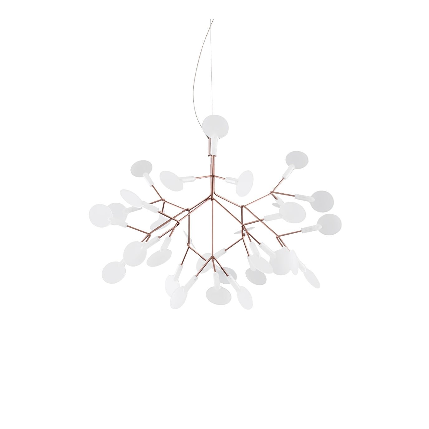 Lustra Chandelier Rose Gold Firefly LED Branch - Letslighting