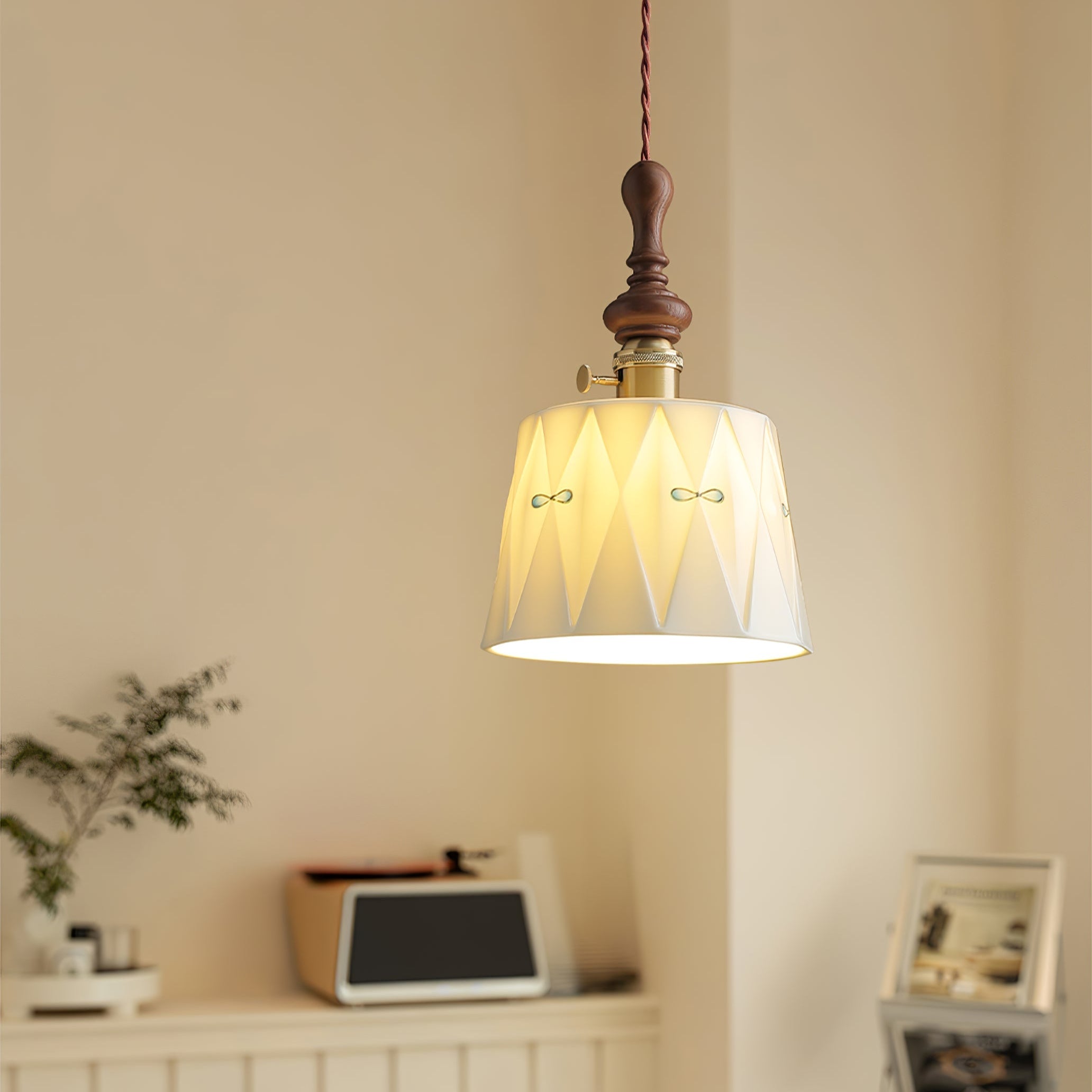 Ceraeyre Vintage Ceramic Pendant Light - Letslighting