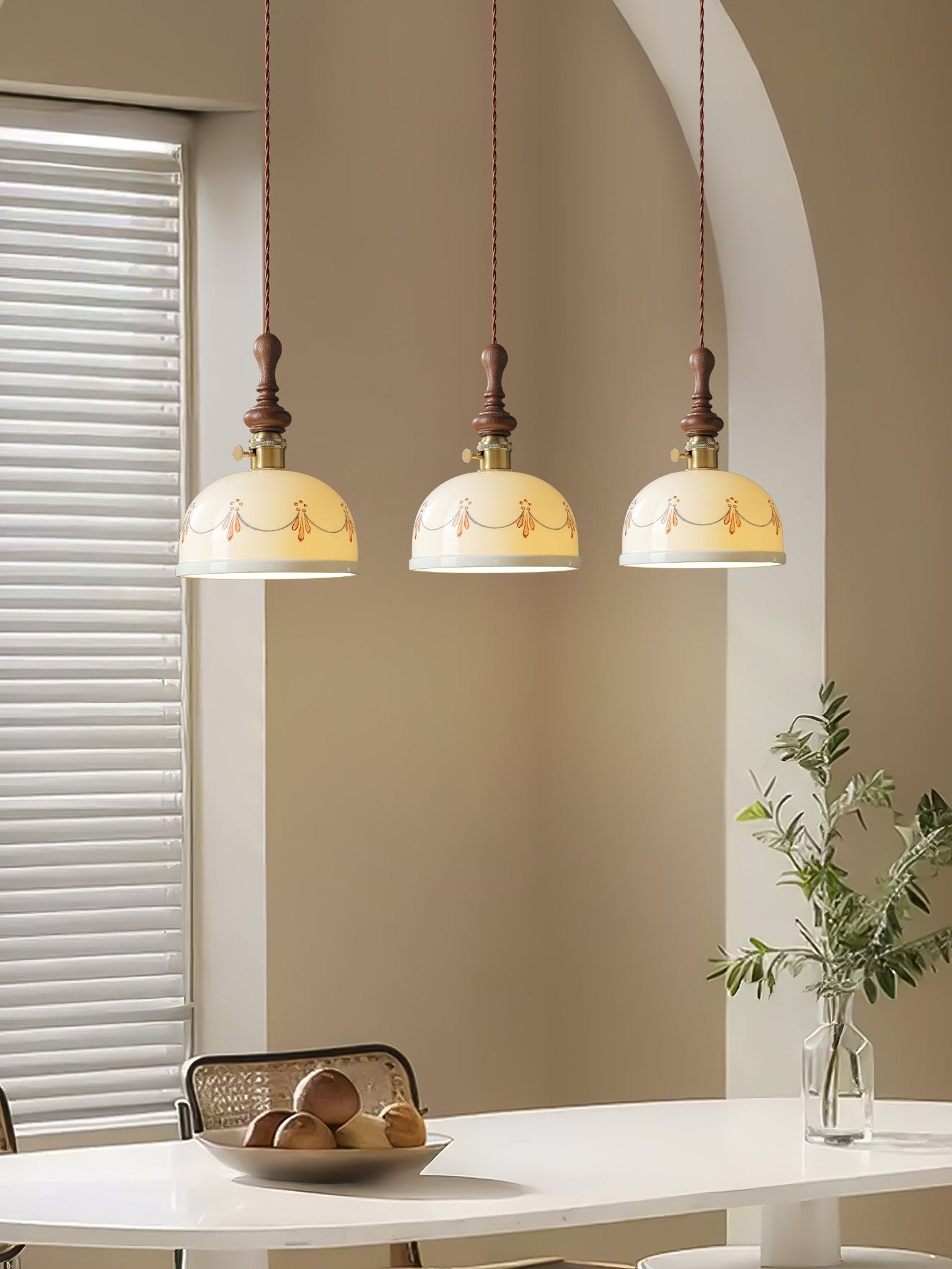 Ceraeyre Vintage Ceramic Pendant Light - Letslighting