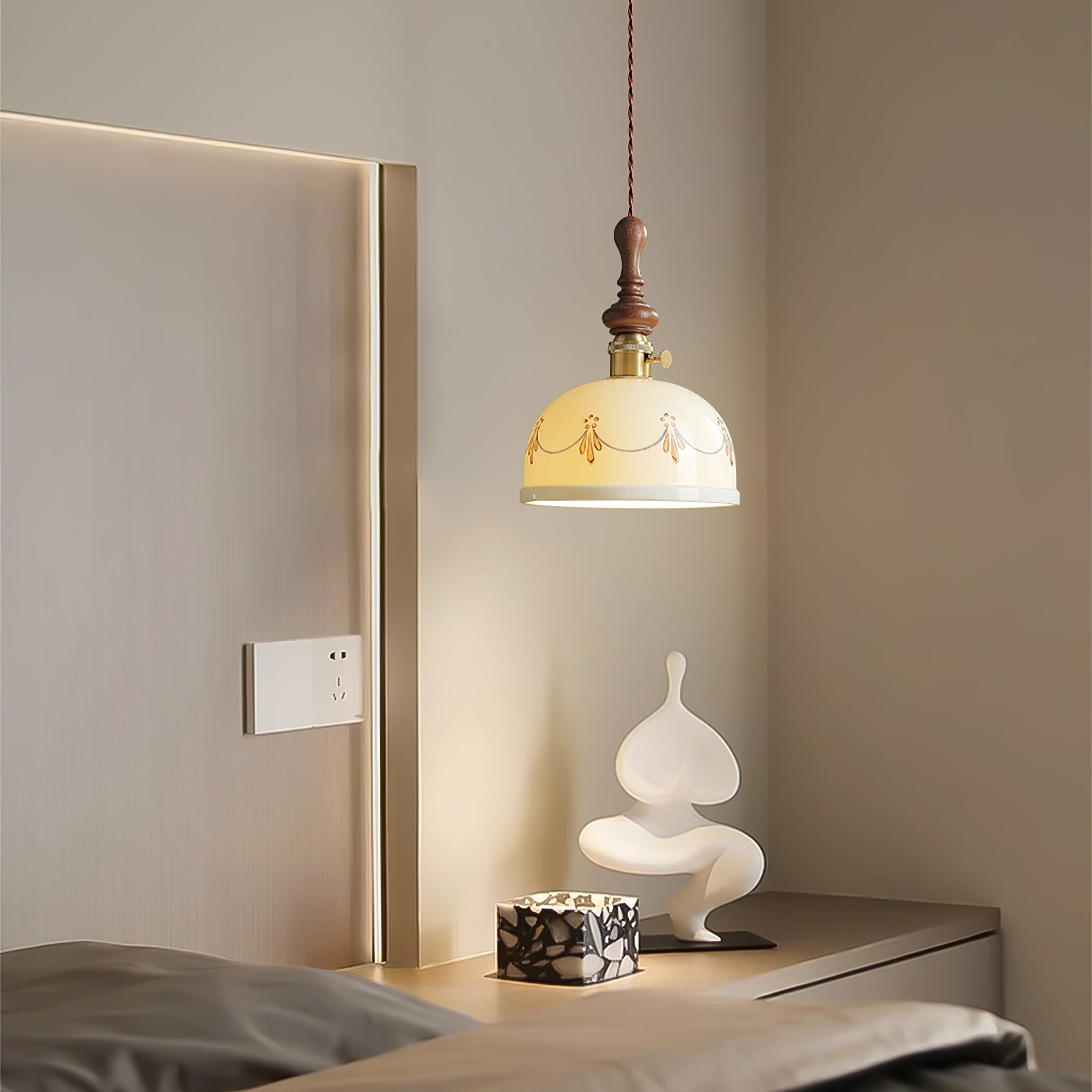 Ceraeyre Vintage Ceramic Pendant Light - Letslighting