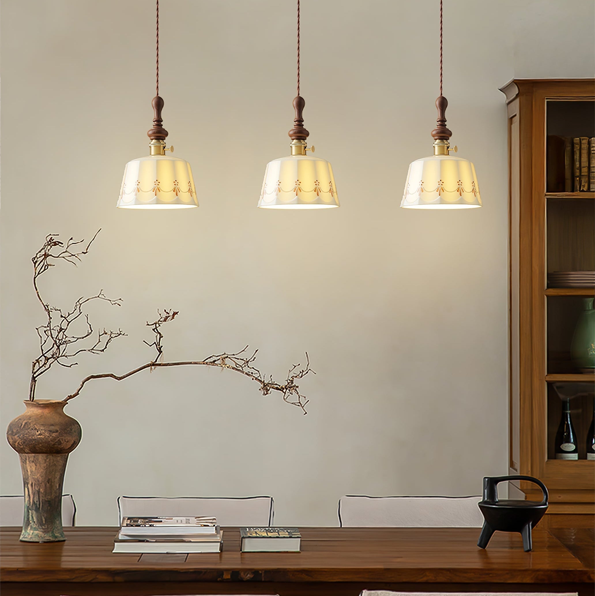 Ceraeyre Vintage Ceramic Pendant Light - Letslighting