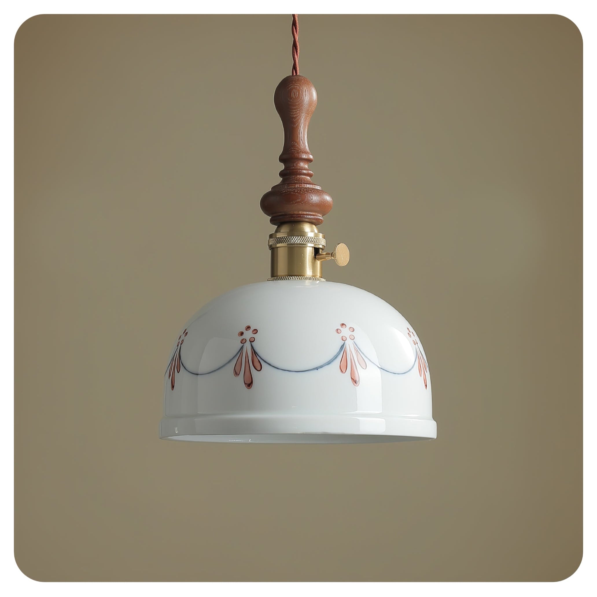 Roselind Vintage Ceramic Pendant Light