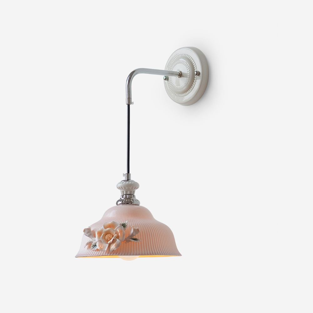 Roselune Wall Lamp Porcelain Floral Romance - Letslighting